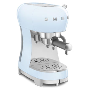 smeg COFFEE MACHINE Smeg 50's Style Espresso Manual Coffee Machine Pastel Blue ECF02BLEU (7672445960281)