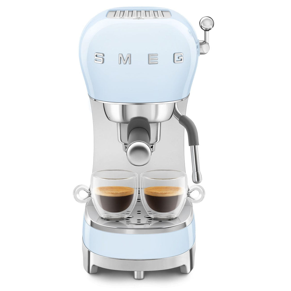 smeg COFFEE MACHINE Smeg 50's Style Espresso Manual Coffee Machine Pastel Blue ECF02BLEU (7672445960281)