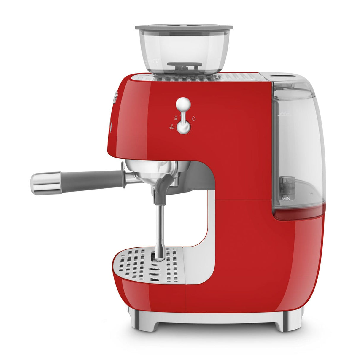 smeg COFFEE MACHINE Smeg 50's Style Espresso Manual Coffee Machine Red EGF03RDEU (7707206746201)