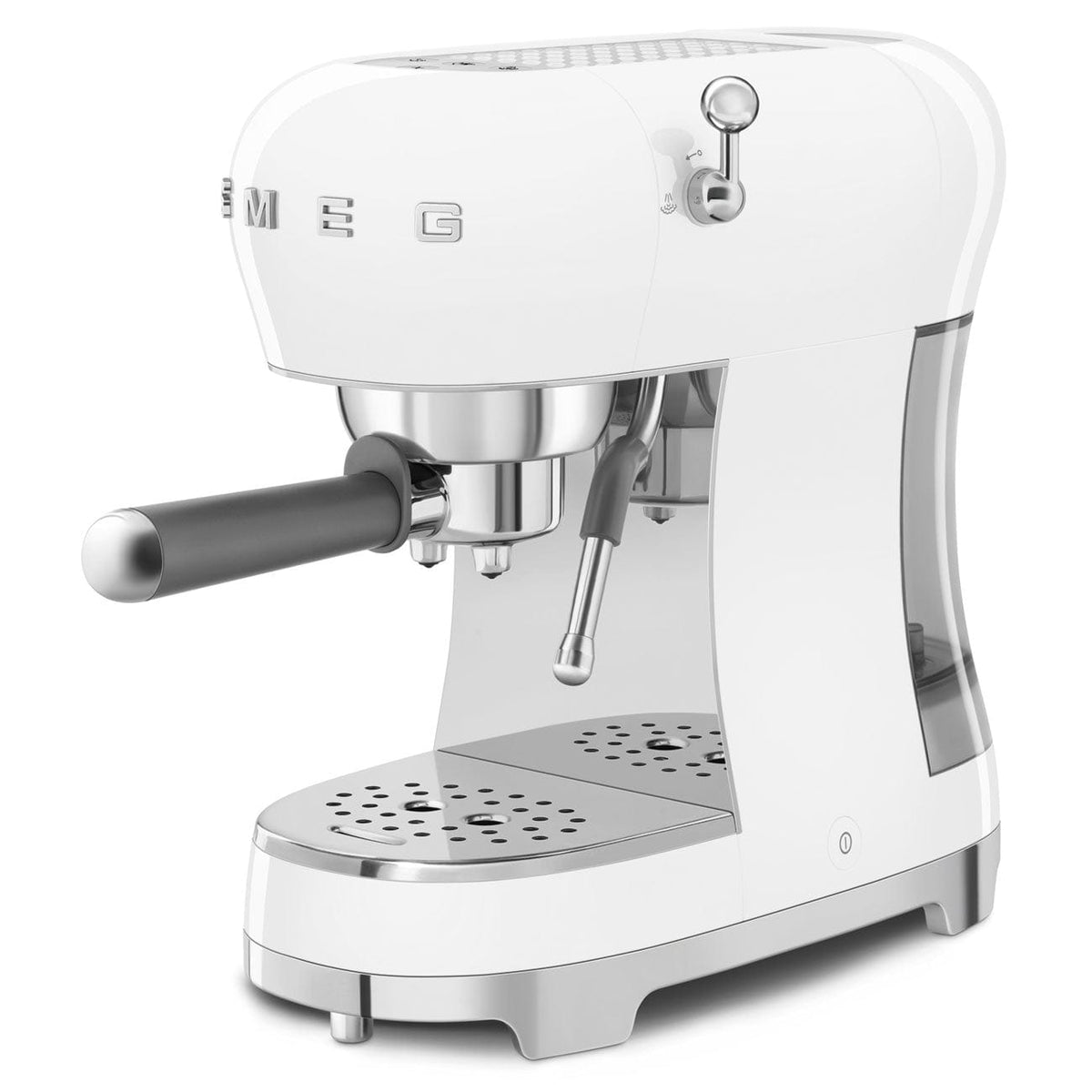 smeg COFFEE MACHINE Smeg 50's Style Espresso Manual Coffee Machine White ECF02WHEU (7672441798745)