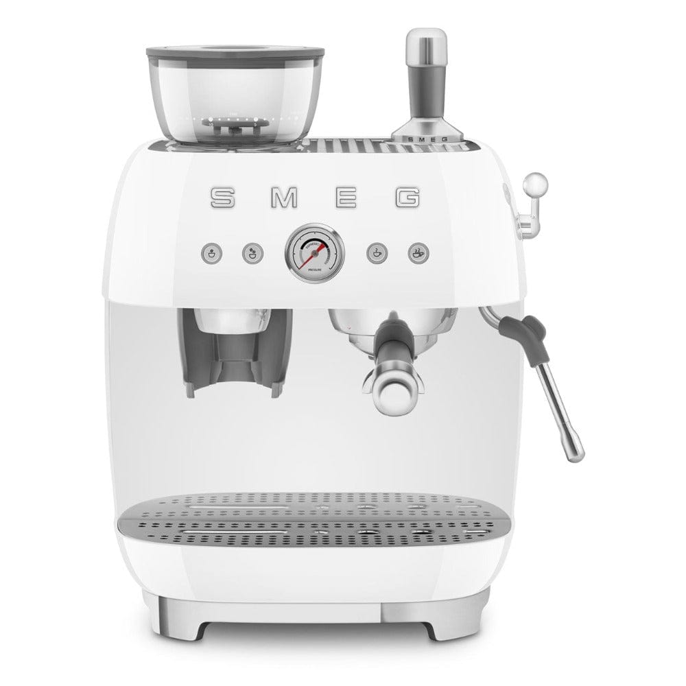 smeg COFFEE MACHINE Smeg 50's Style Espresso Manual Coffee Machine White EGF03WHEU (7707208187993)