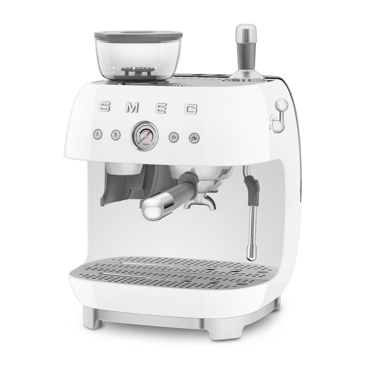 smeg COFFEE MACHINE Smeg 50's Style Espresso Manual Coffee Machine White EGF03WHEU (7707208187993)