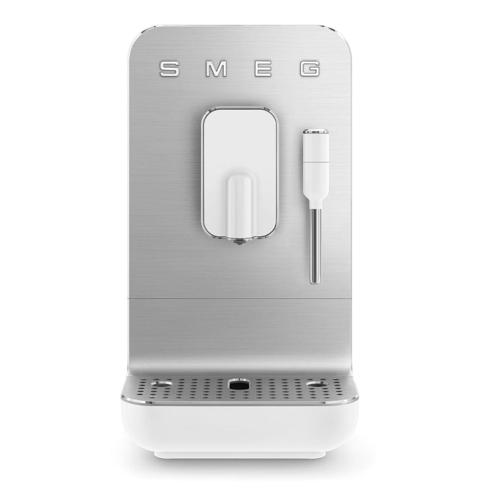 smeg COFFEE MACHINE Smeg Espresso Automatic Coffee Machine with Milk Frothing White BCC12WHMEU