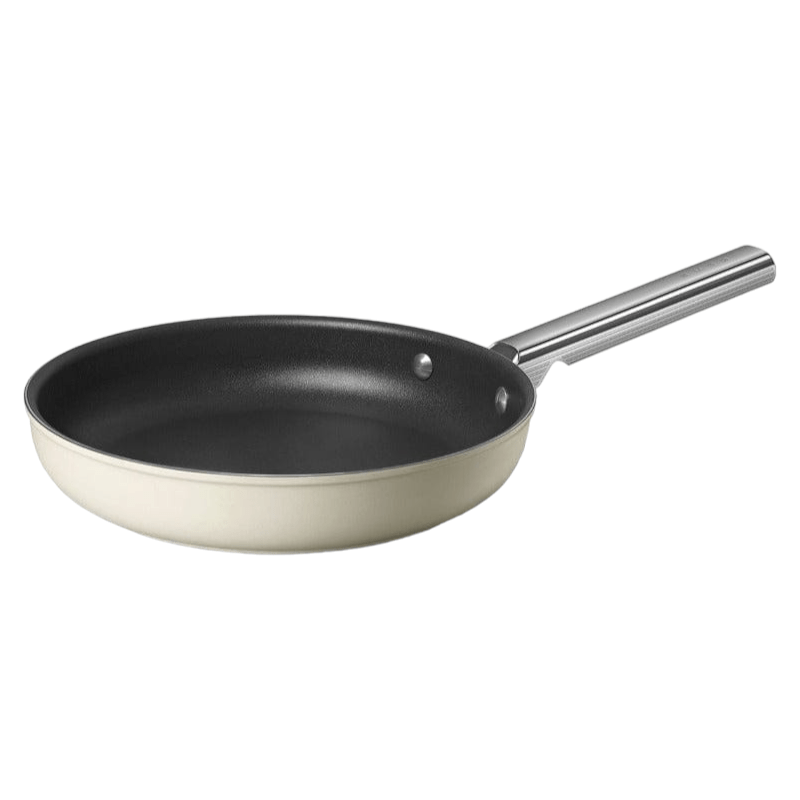 smeg FRYING PAN Smeg 24cm Frying Pan Cream CKFF2401CRM (7573429551193)