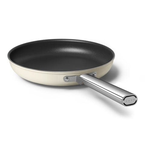 smeg FRYING PAN Smeg 24cm Frying Pan Cream CKFF2401CRM