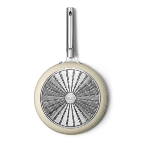 smeg FRYING PAN Smeg 24cm Frying Pan Cream CKFF2401CRM