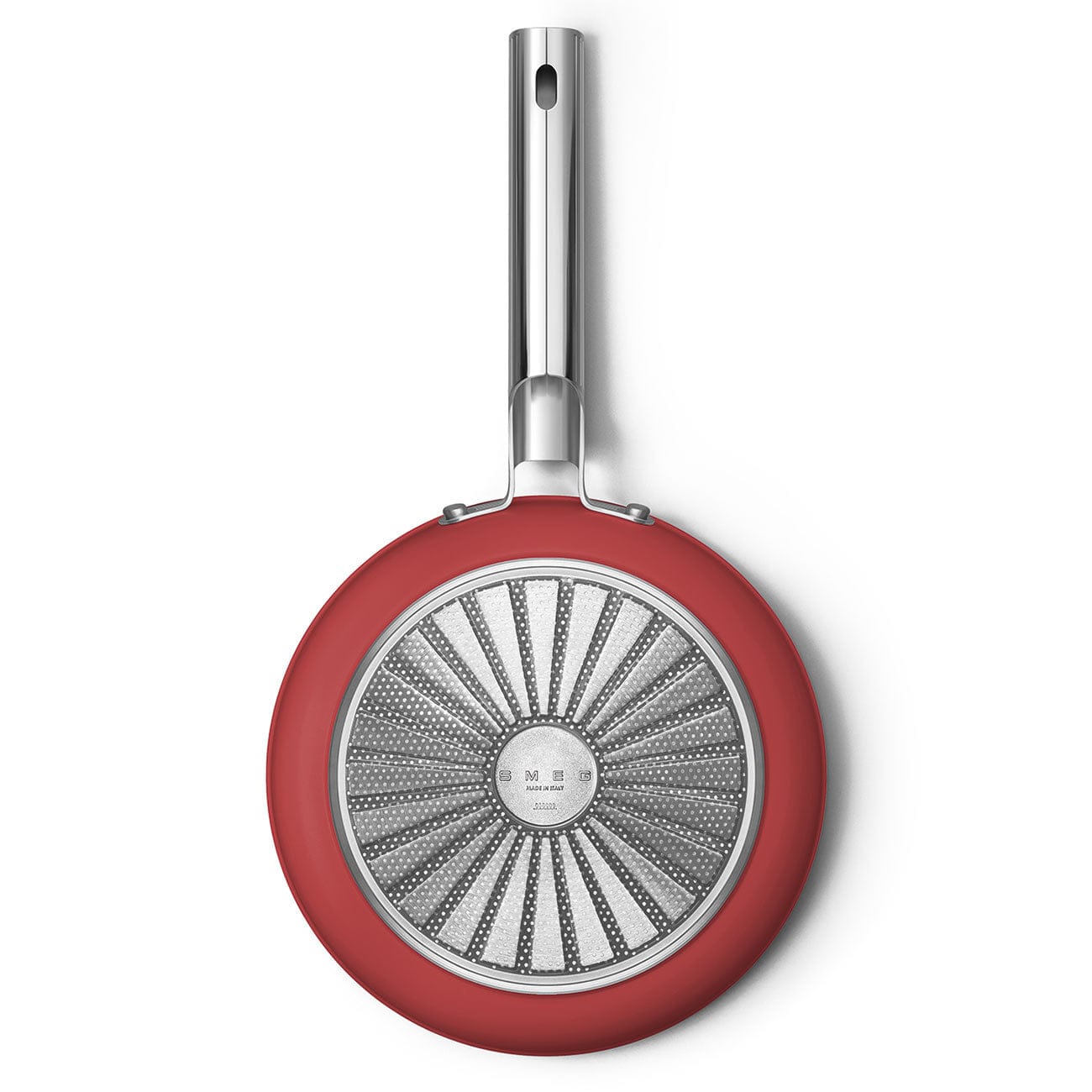 smeg FRYING PAN Smeg 24cm Non Stick Frying Pan Cookware Red CKFF2401RDM (7289628065881)
