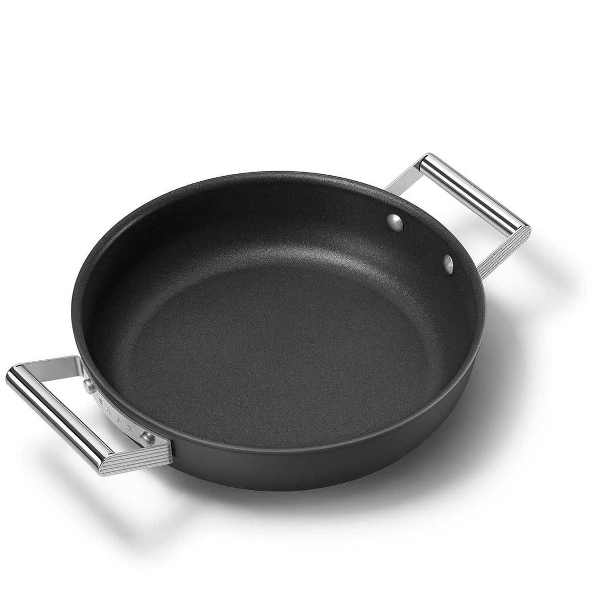 SMEG FRYING PAN Smeg 28cm Deep Pan With Lid Black CKFD2811BLM (2061569949785)
