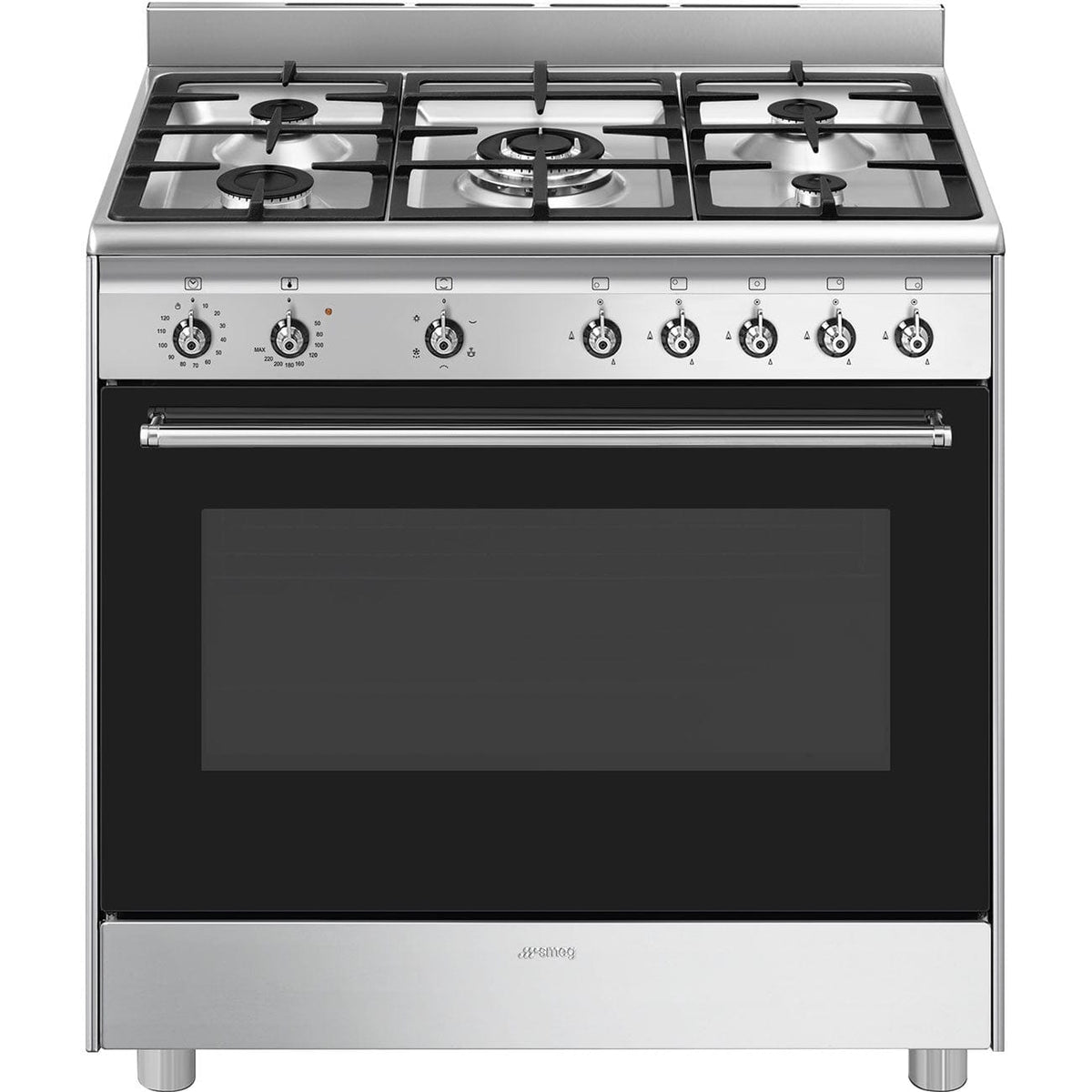 Smeg GAS/ELECTRIC STOVE Smeg 90cm Gas Stove SSA91GGX2 (7825645404249)