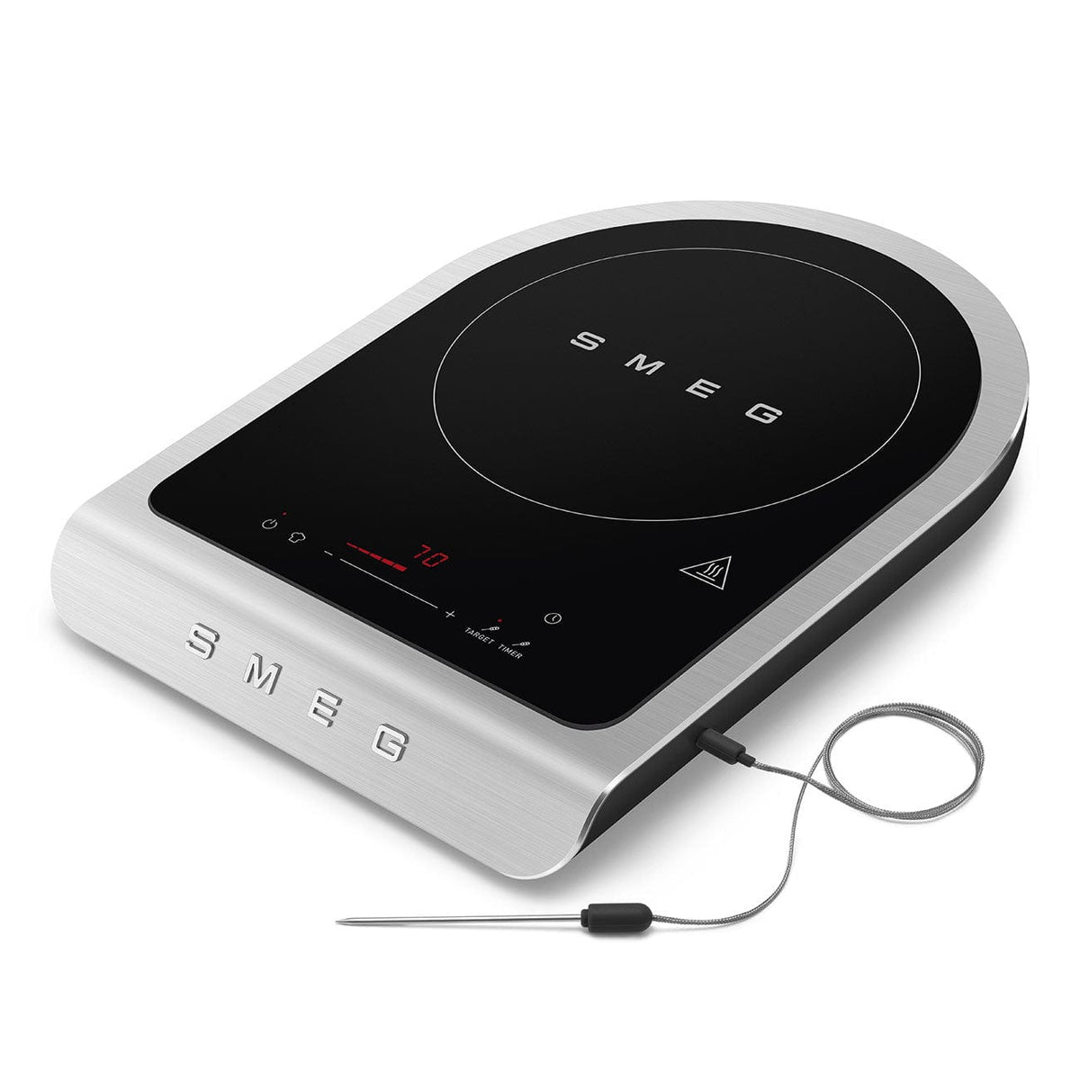 SMEG Induction Smeg Matt Portable Induction Cooker Plate Black PIC01BLMEU