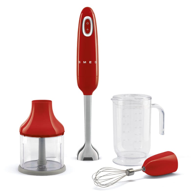 smeg KETTLE Smeg 50's Style Hand Blender Red HBF03RDEU