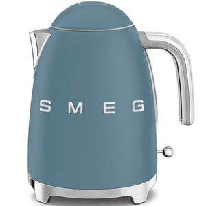smeg KETTLE Smeg Retro 50's Style 1.7 Litre Matt Electric Kettle Storm Blue KLF03SBMEU