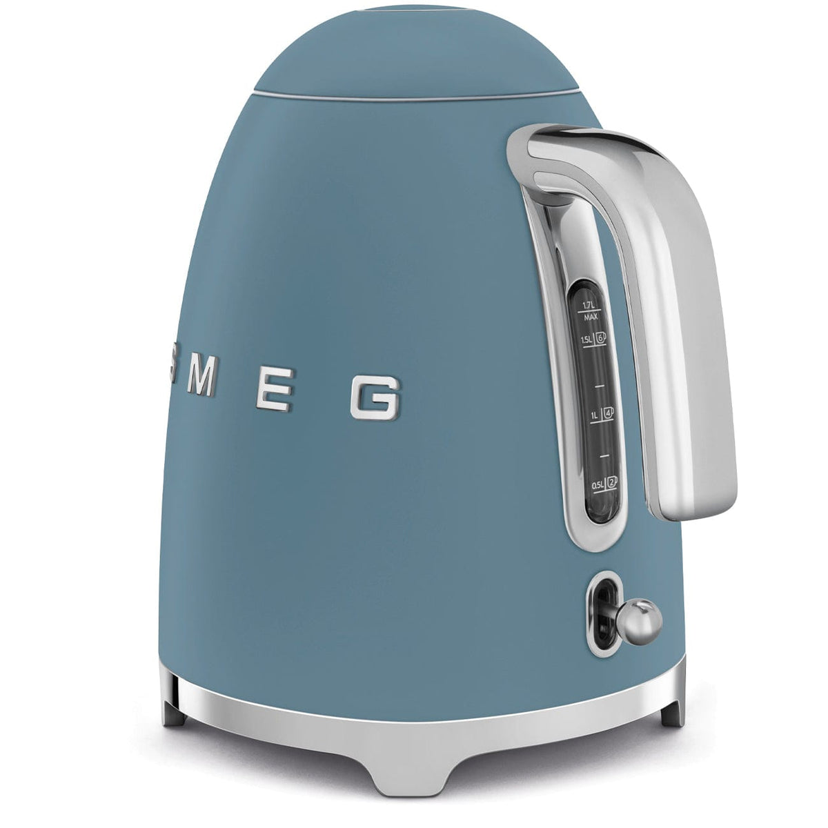 smeg KETTLE Smeg Retro 50's Style 1.7 Litre Matt Electric Kettle Storm Blue KLF03SBMEU (7879468023897)