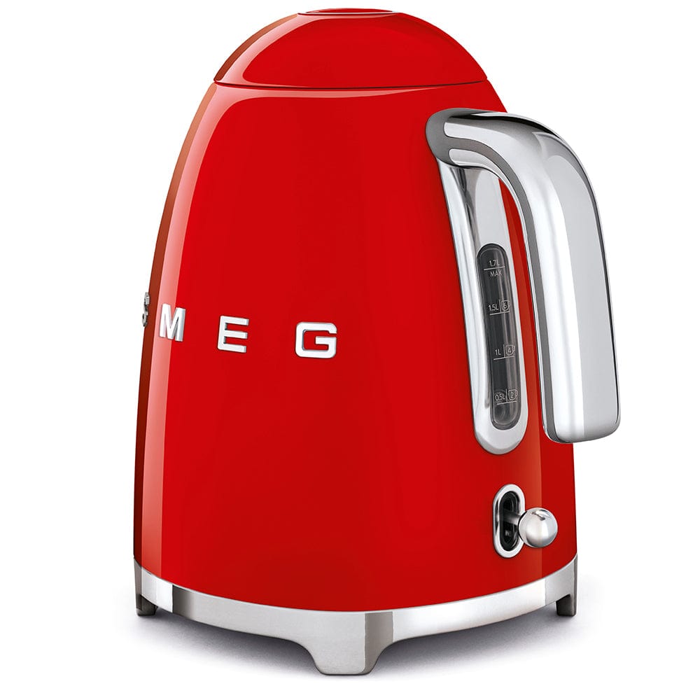 smeg KETTLE Smeg Retro Cordless Kettle 1.7 Litre Red KLF03RDSA (2061795393625)