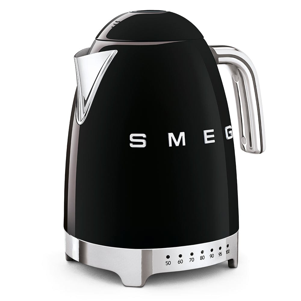 smeg KETTLE Smeg Temperature Kettle Black 1.7 Litre KLF04BLSA (6697431695449)