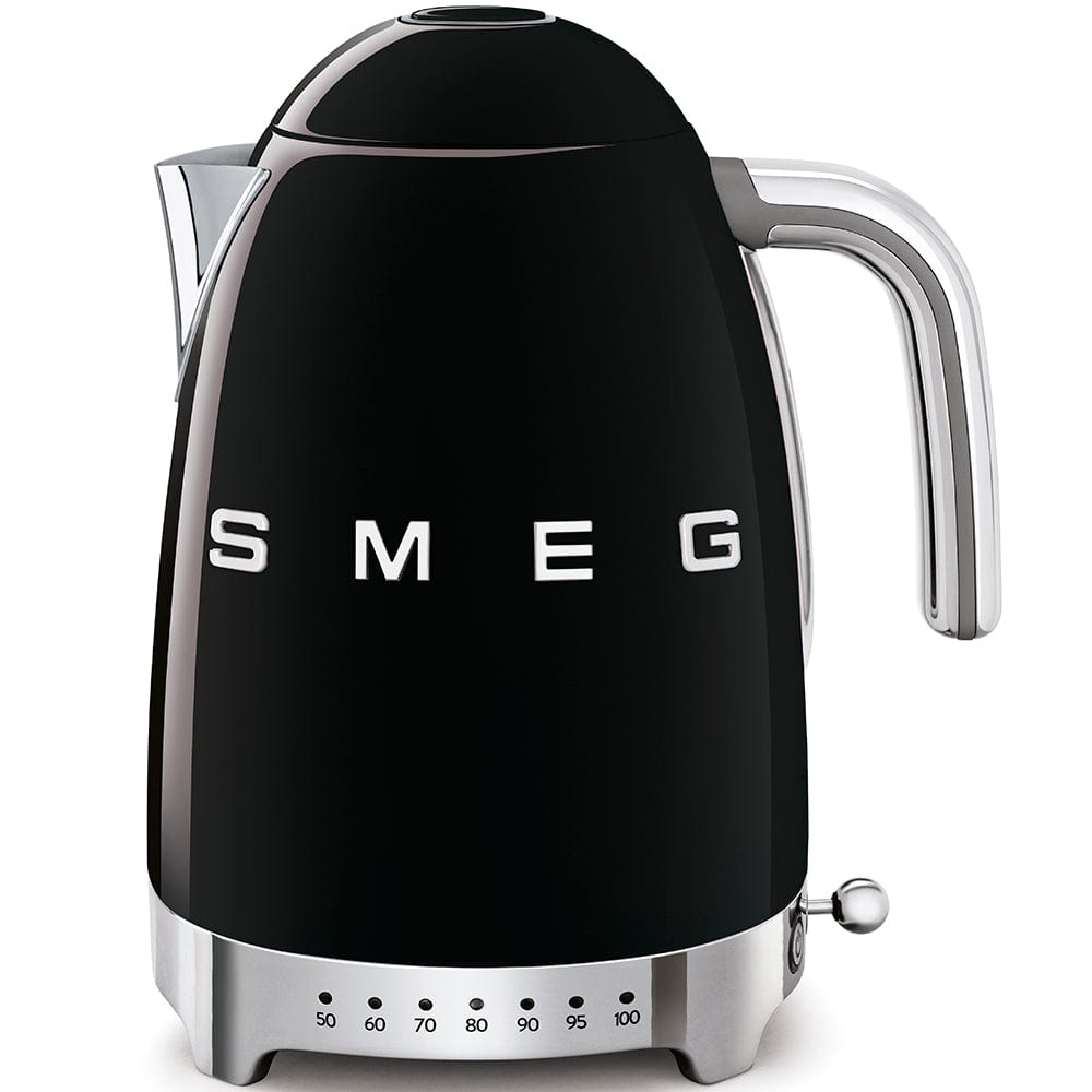 smeg KETTLE Smeg Temperature Kettle Black 1.7 Litre KLF04BLSA (6697431695449)
