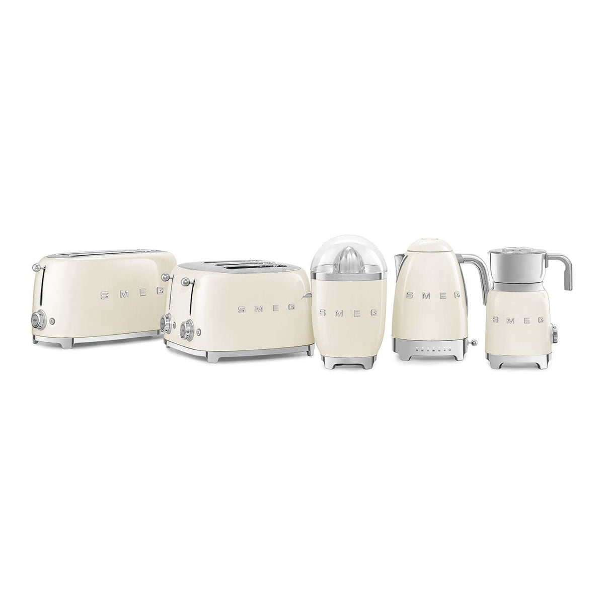 smeg KETTLE Smeg Temperature Kettle Cream 1.7 Litre KLF04CRSA (6697442541657)