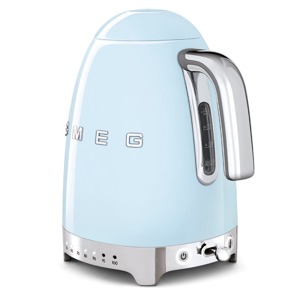 smeg KETTLE Smeg Temperature Kettle Pastel Blue 1.7 Litre KLF04PBSA (7289633833049)