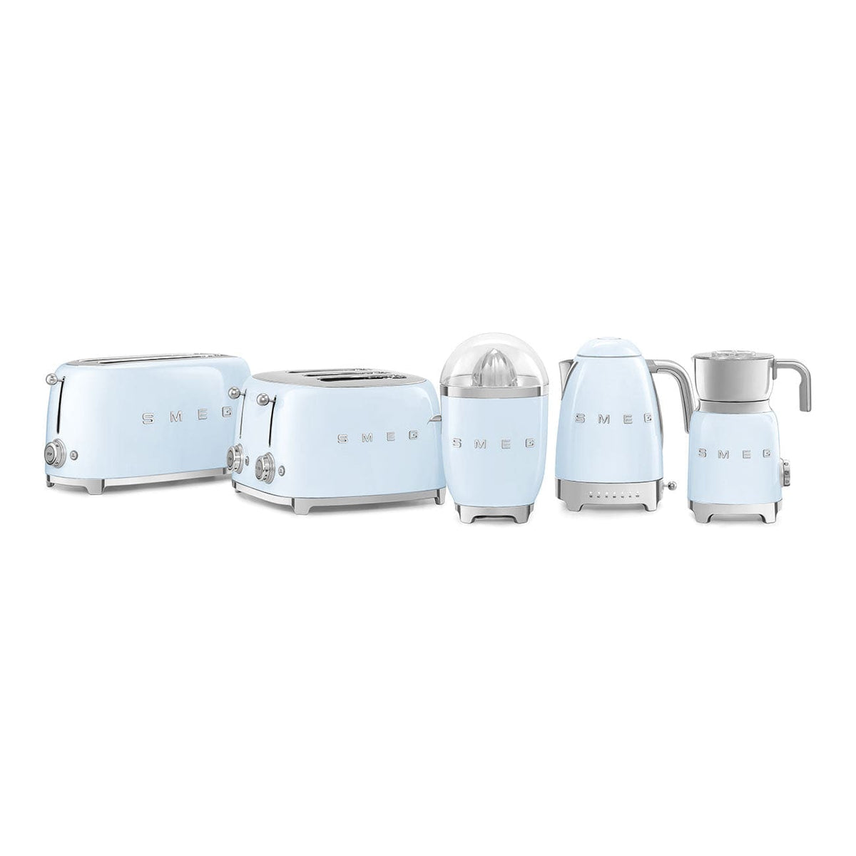 smeg KETTLE Smeg Temperature Kettle Pastel Blue 1.7 Litre KLF04PBSA (7289633833049)