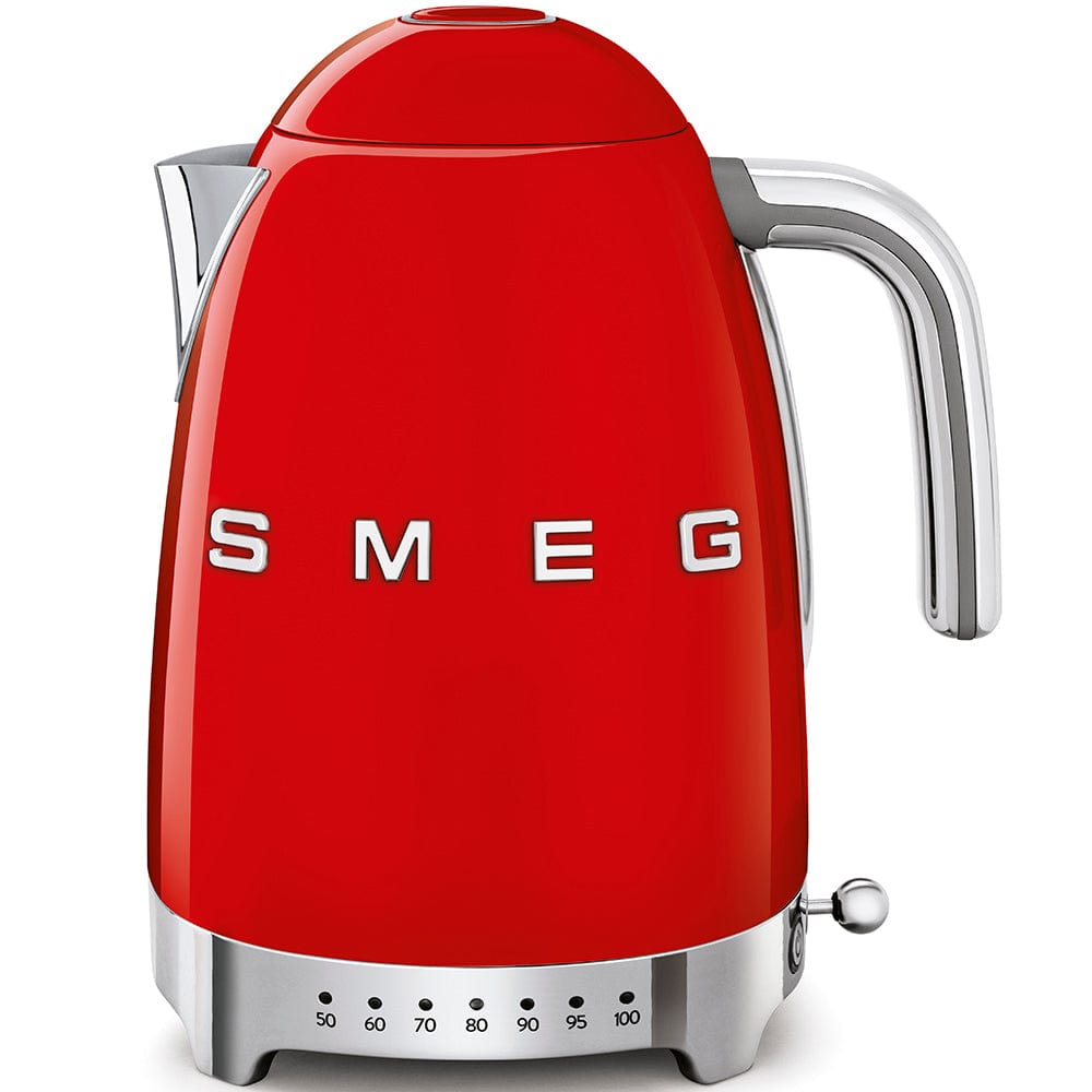 smeg KETTLE Smeg Temperature Kettle Red 1.7 Litre KLF04RDSA (6697451847769)