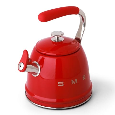 smeg KETTLE Smeg Whistling Kettle, 2.3 Litre Red CKLW2001RD (7248180052057)