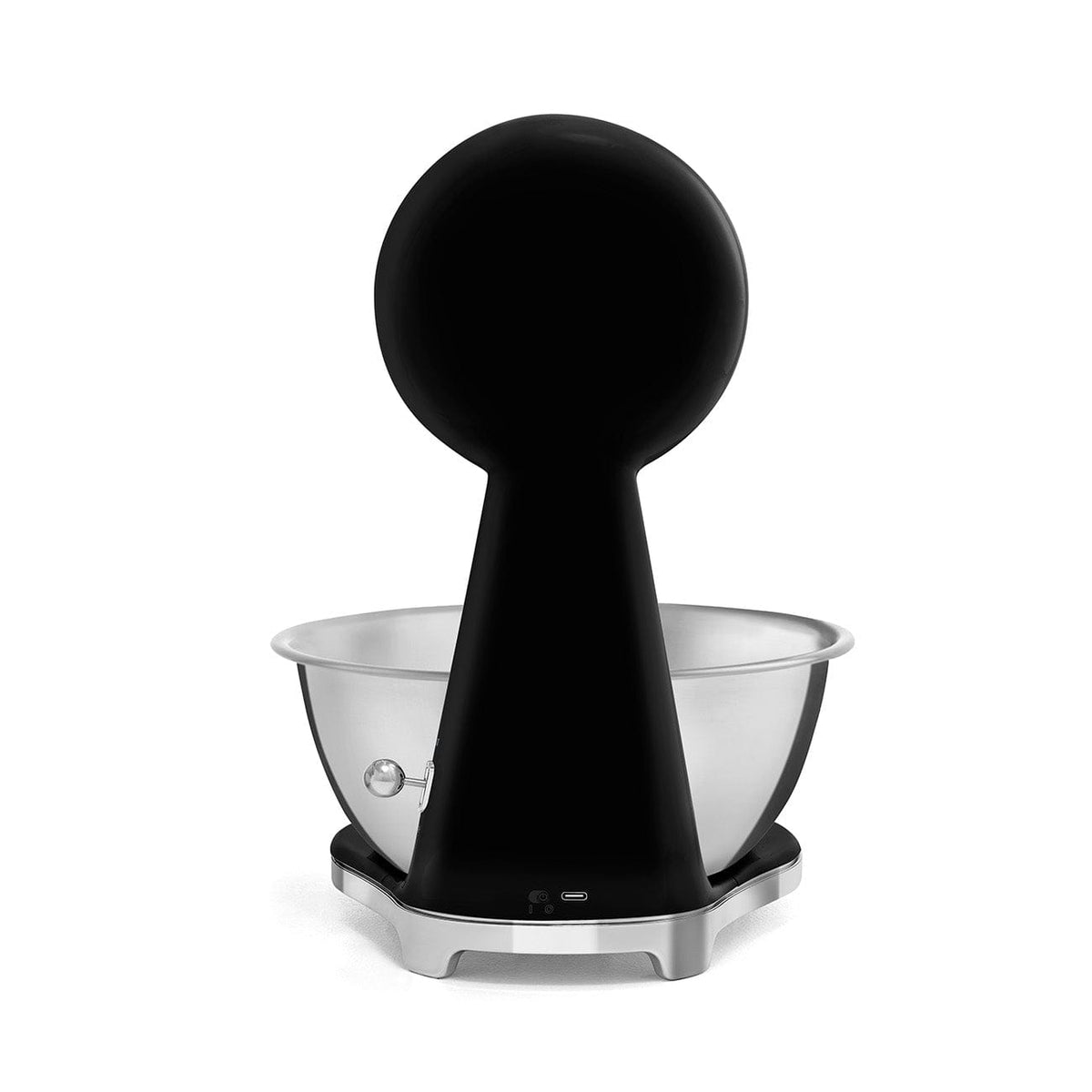 smeg Kitchen Scale Smeg 50's Style Analog And Digital Kitchen Scale Black Glossy KSF01BLWW