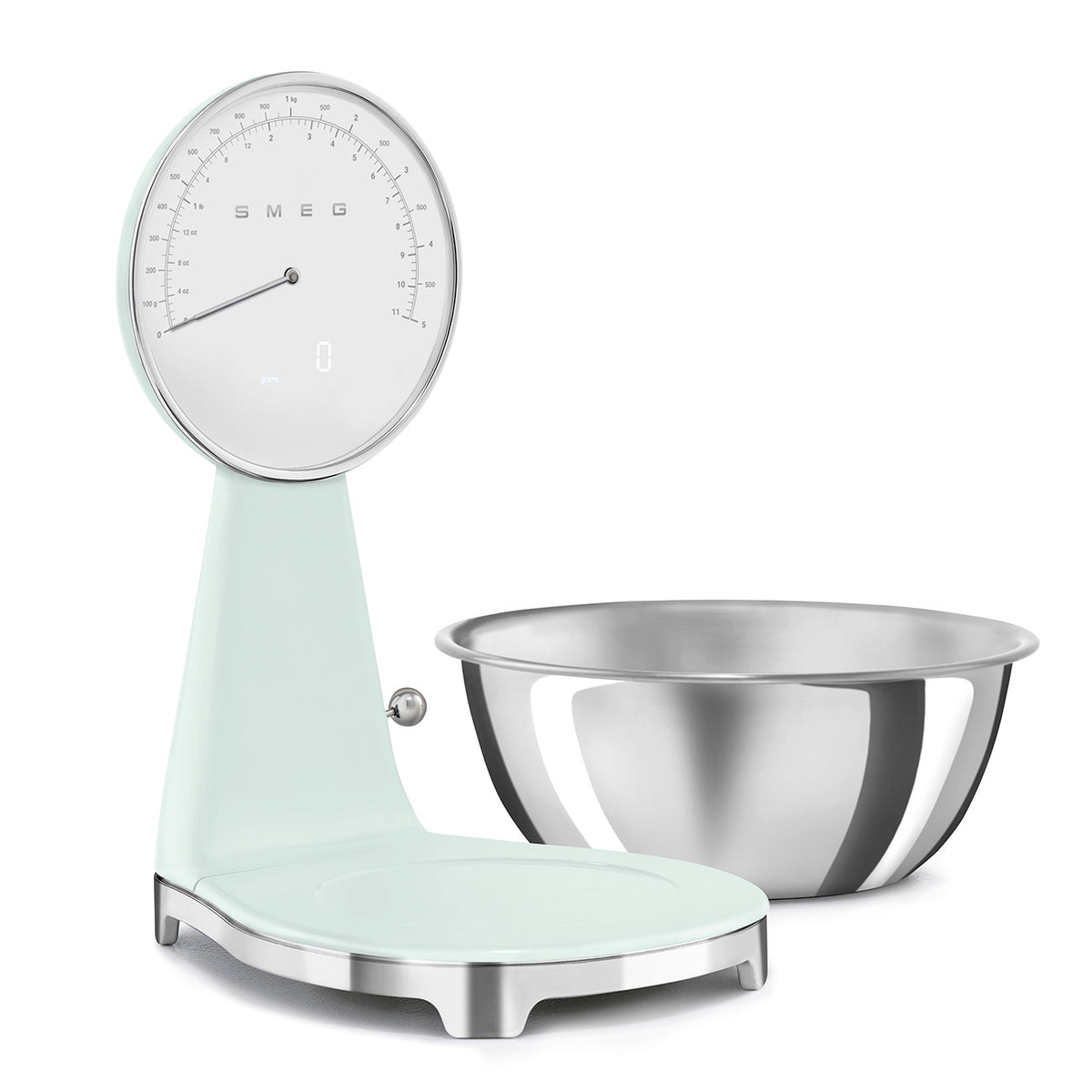 smeg Kitchen SCALE Smeg 50's Style Analog And Digital Kitchen Scale Pastel Green Glossy KSF01PGWW