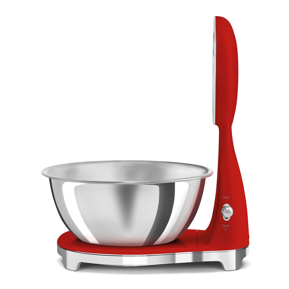smeg Kitchen SCALES Smeg 50's Style Analog And Digital Kitchen Scale Red Glossy KSF01RDWW