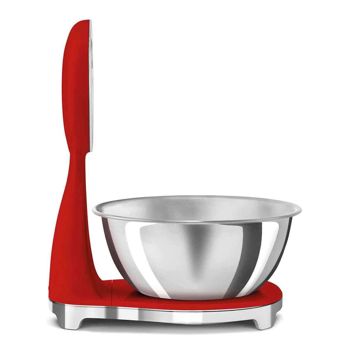 smeg Kitchen SCALES Smeg 50's Style Analog And Digital Kitchen Scale Red Glossy KSF01RDWW