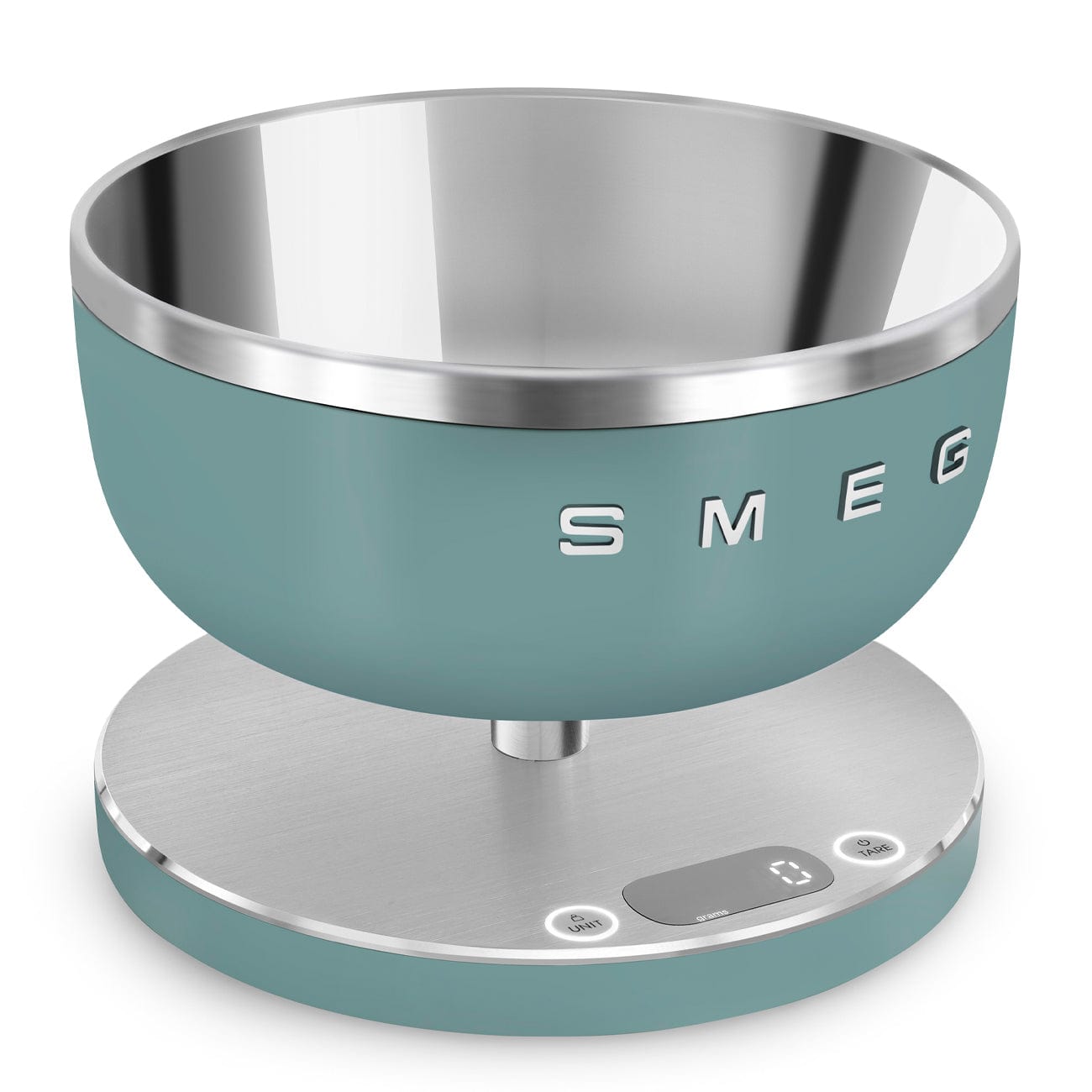 smeg Kitchen SCALES Smeg Digital Kitchen Scale Matt Collezione Aesthetic Emerald Green KSC01EGMWW