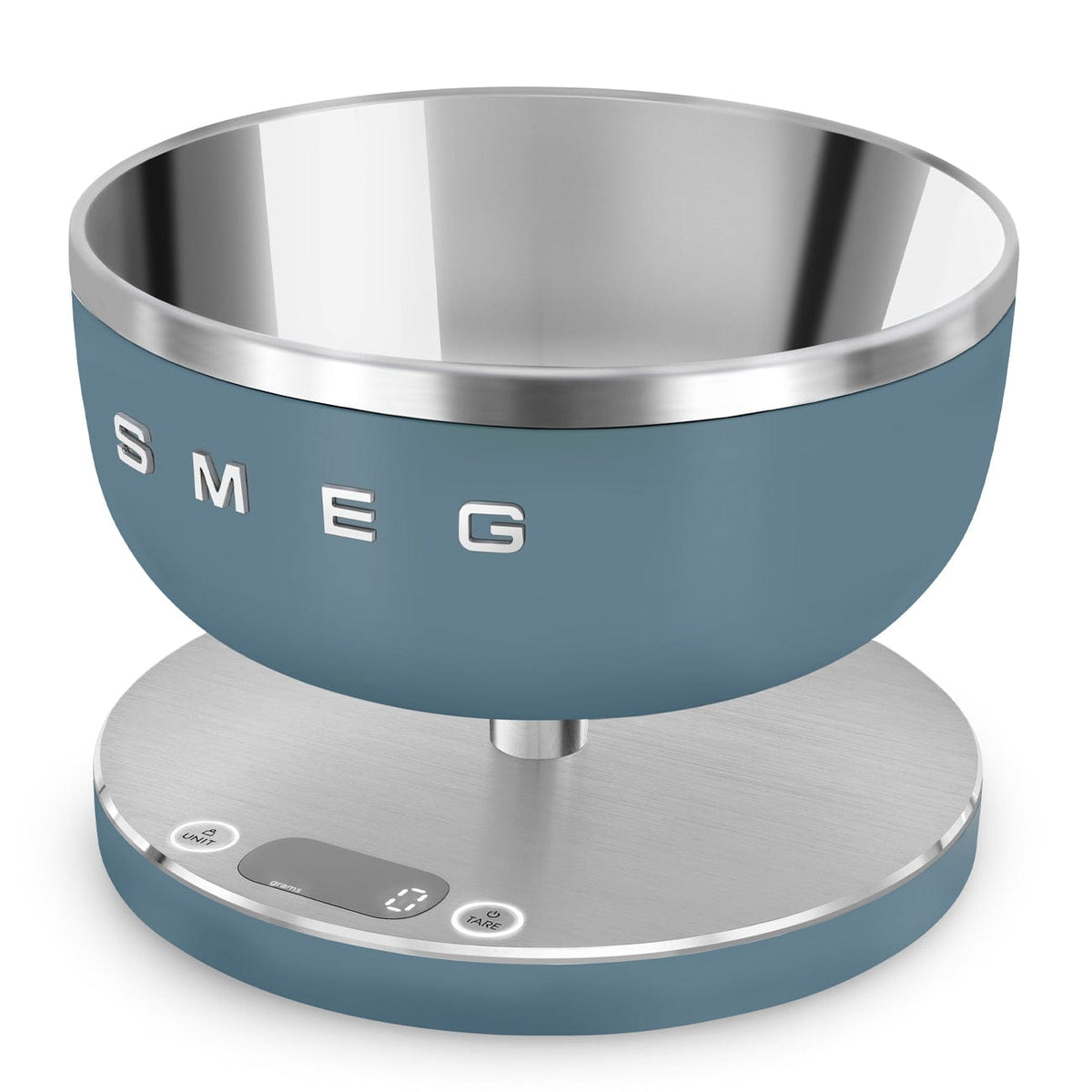 smeg Kitchen SCALES Smeg Digital Kitchen Scale Matt Collezione Aesthetic Storm Blue KSC01SBMWW