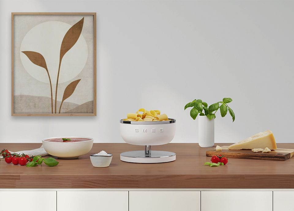 smeg Kitchen SCALES Smeg Digital Kitchen Scale Matt Collezione Aesthetic White KSC01WHMWW