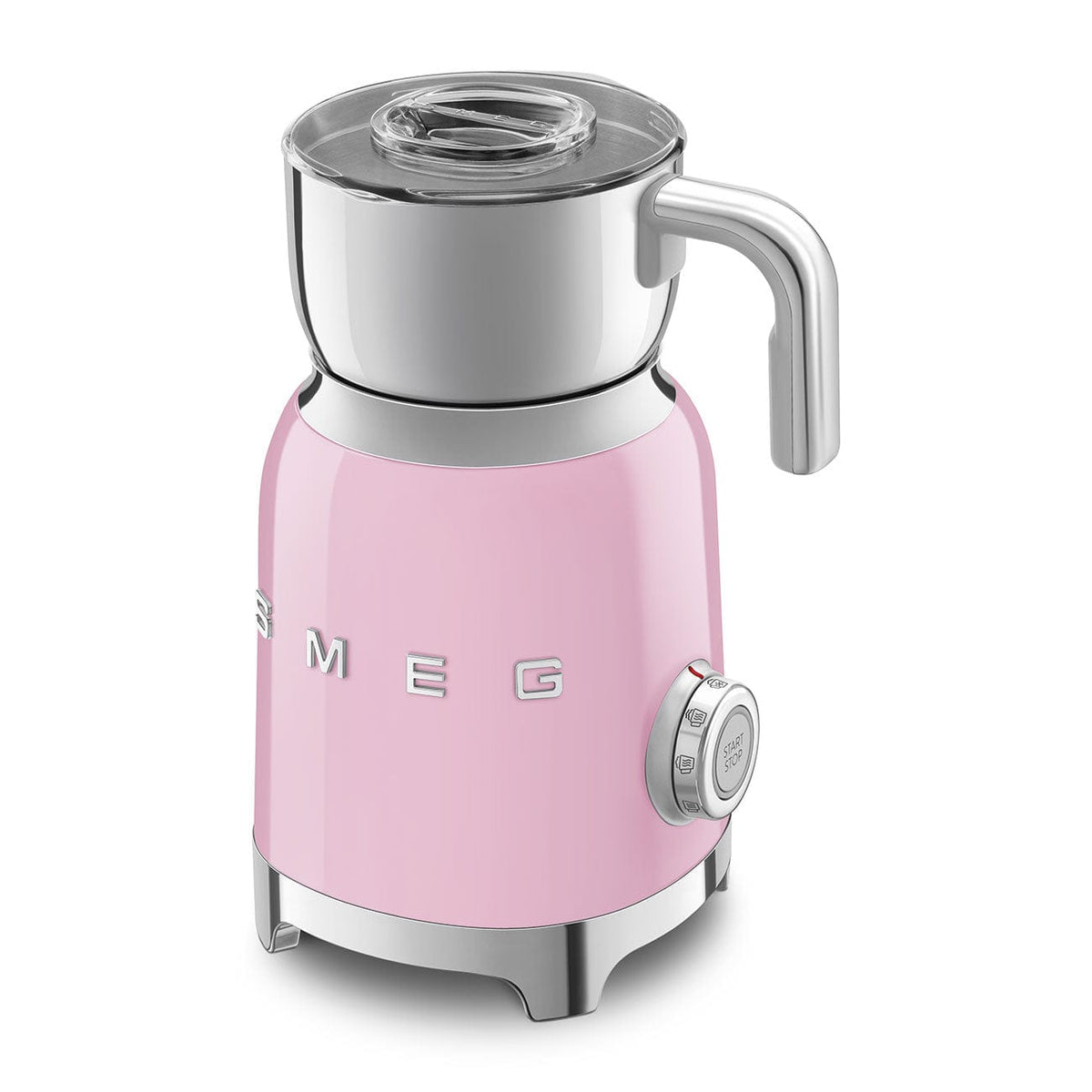 smeg Milk Frother Smeg Retro Milk Frother Pink MFF01PKEU (7185351671897)