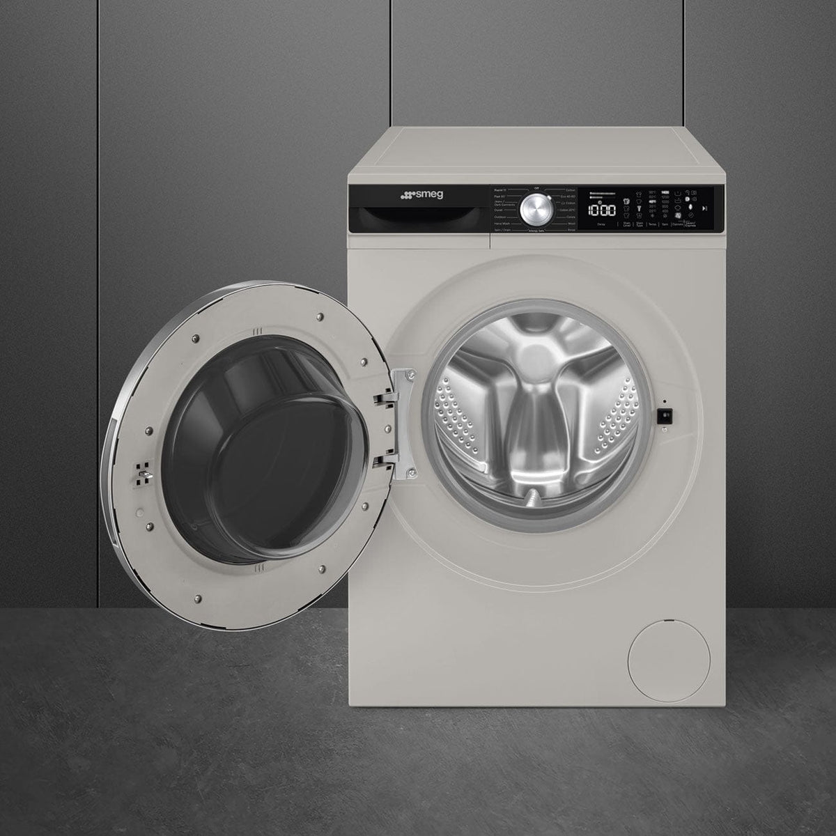 smeg Smeg 8kg Silver Washing Machine WM3T84SSA