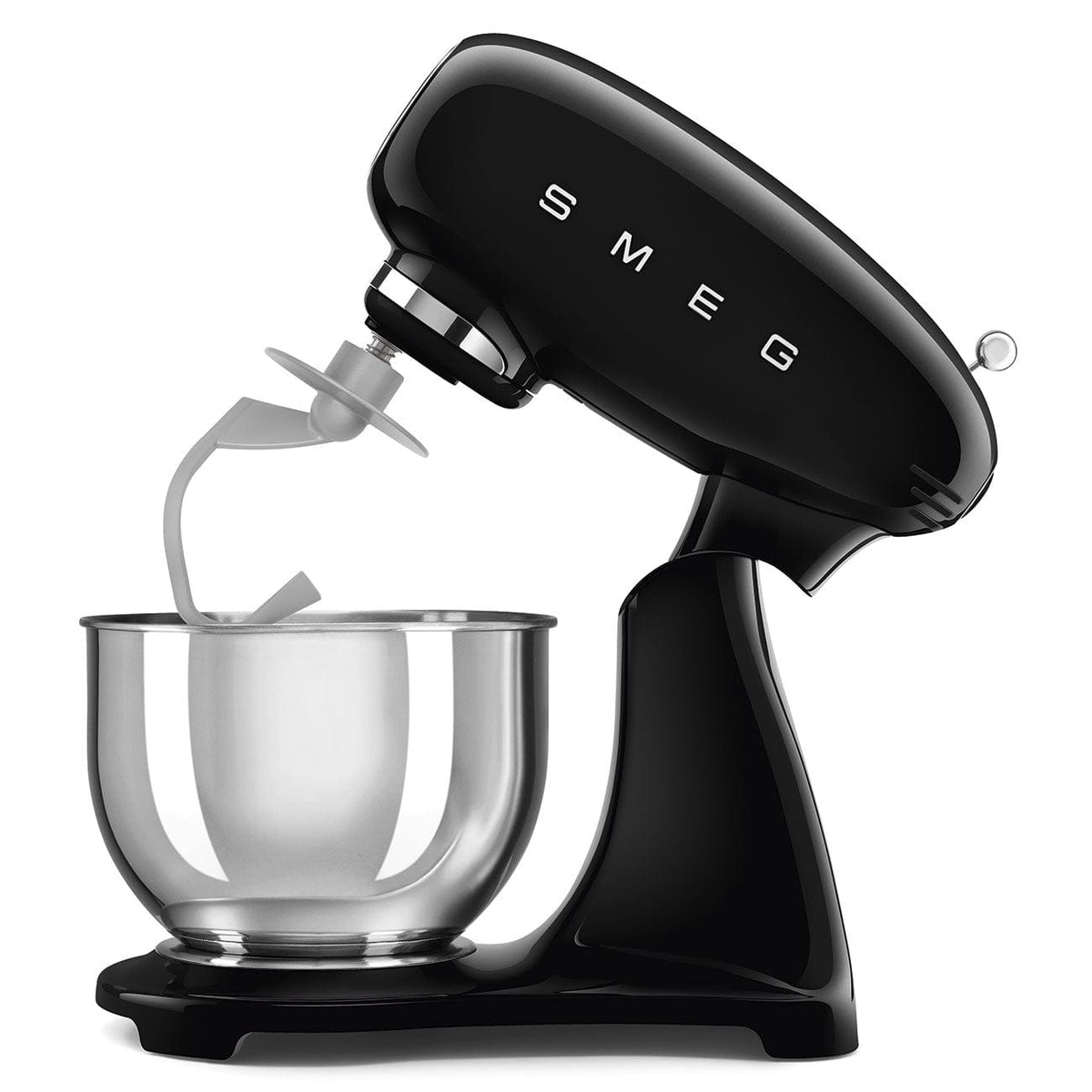 smeg STAND MIXER Smeg Retro 4.8 Litre Retro Stand Mixer Black SMF03BLSA (6924039716953)
