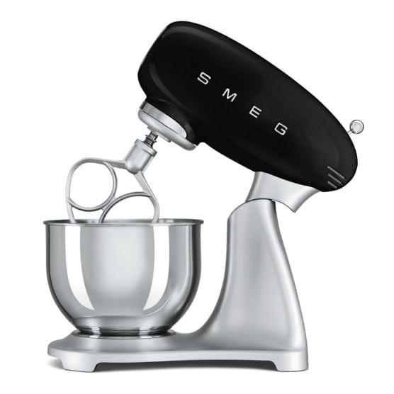 smeg STAND MIXER Smeg Retro 4.8 Litre Stand Mixer Black SMF02BLSA (7308780208217)