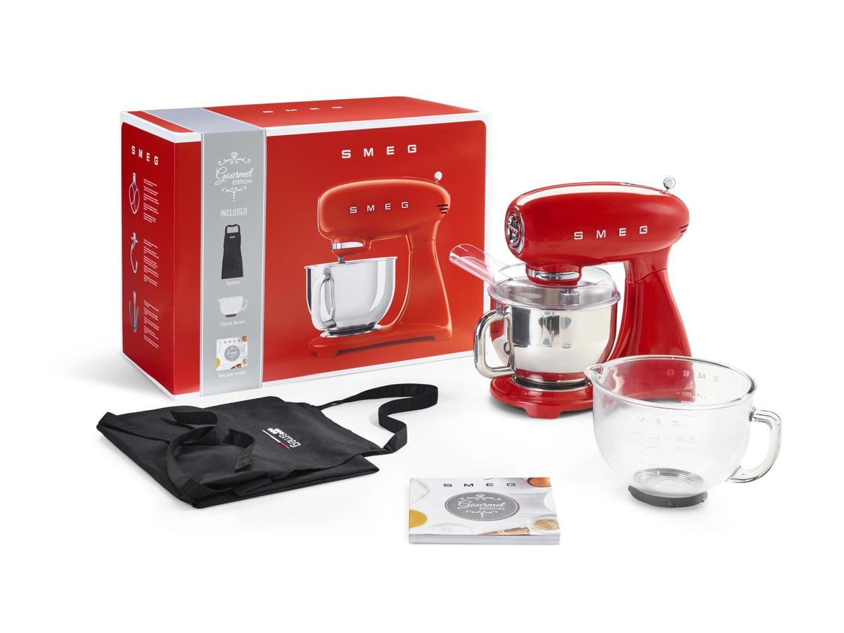 smeg STAND MIXER Smeg Stand Mixer Red SMF43RDSA (7000186716249)