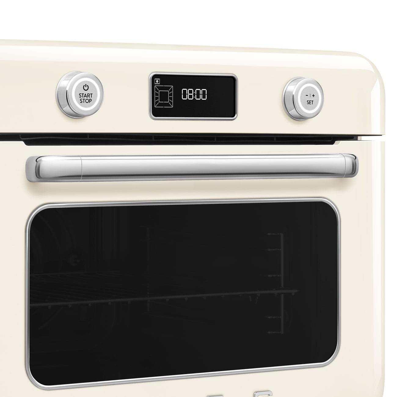 smeg Steam Oven Smeg Countertop Combi Steam Oven 50's Style Aesthetic Cream Glossy COF01CREU