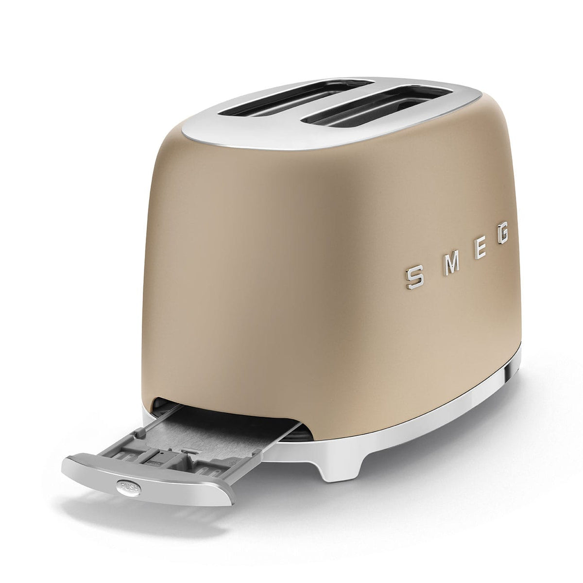 SMEG TOASTER & KETTLE Smeg Kettle & Toaster Set Matte Champagne (7508841431129)