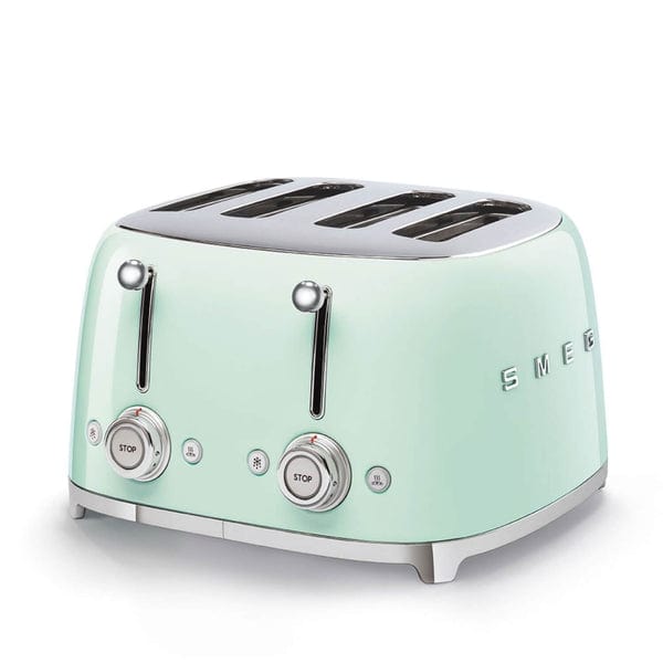 smeg Toaster Smeg Kettle & 4 Slice Toaster Set Pastel Green (7401234825305)