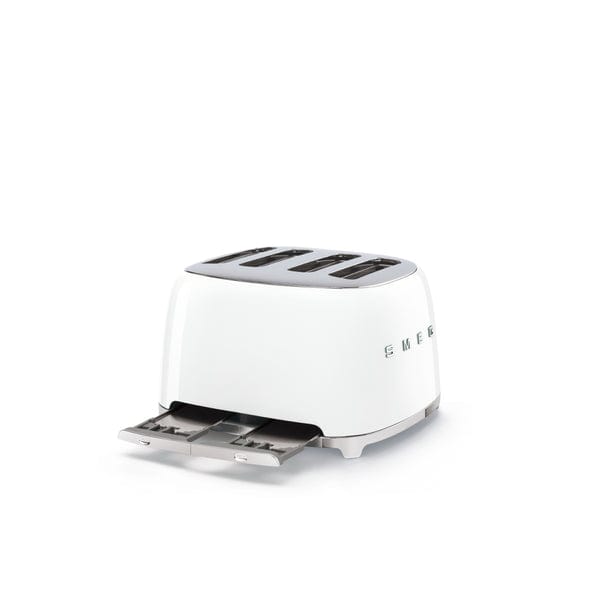 smeg Toaster Smeg Kettle & 4 Slice Toaster Set White