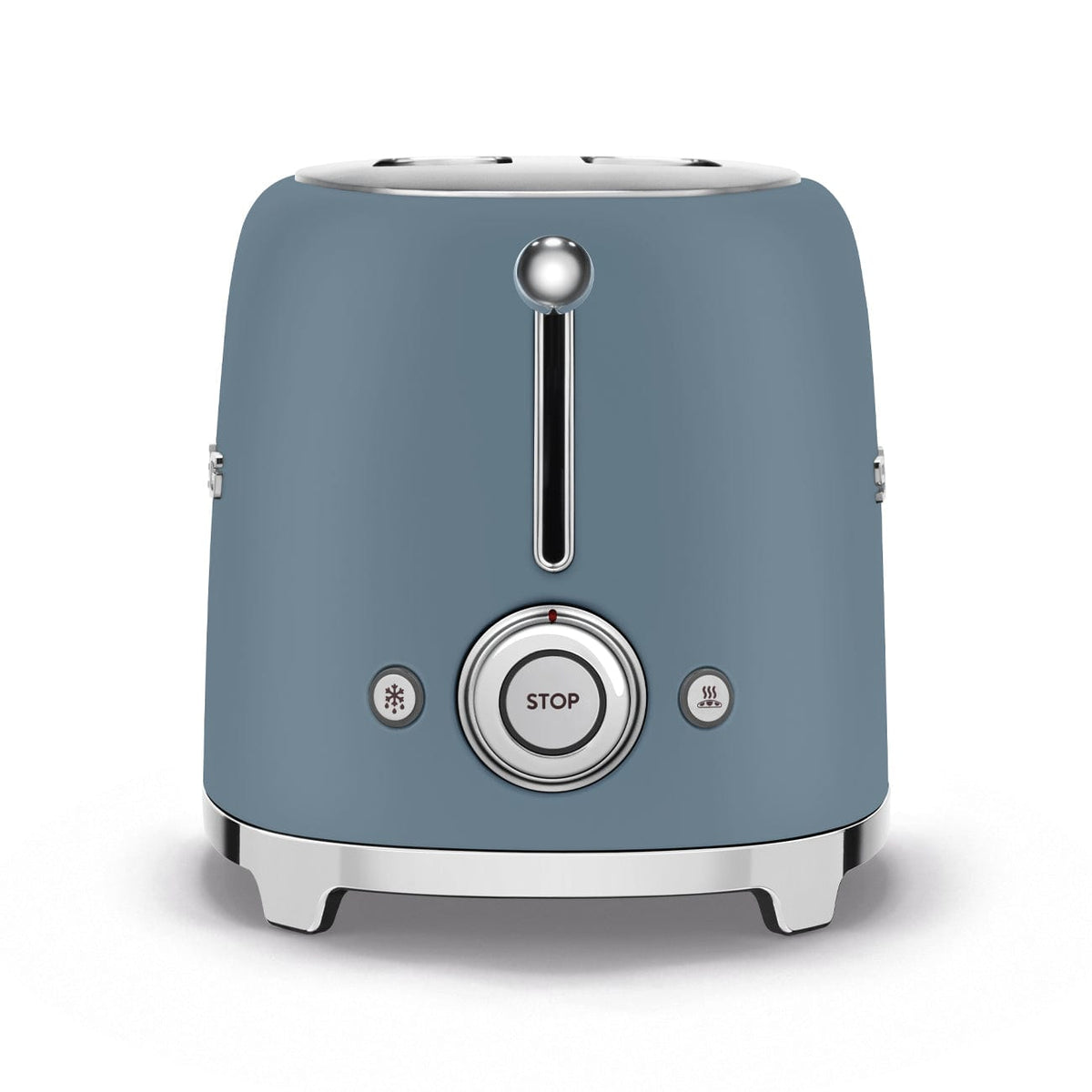 smeg TOASTER Smeg Retro 50's Style 950W 2 Slice Toaster Matt Storm Blue TSF01SBMEU