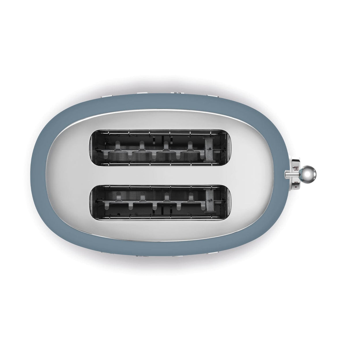 smeg TOASTER Smeg Retro 50's Style 950W 2 Slice Toaster Matt Storm Blue TSF01SBMEU (7879471562841)