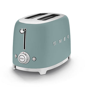 smeg TOASTER Smeg Retro 950W 2 Slice Toaster Matte Emerald Green 50's Style TSF01EGMEU (7398752387161)