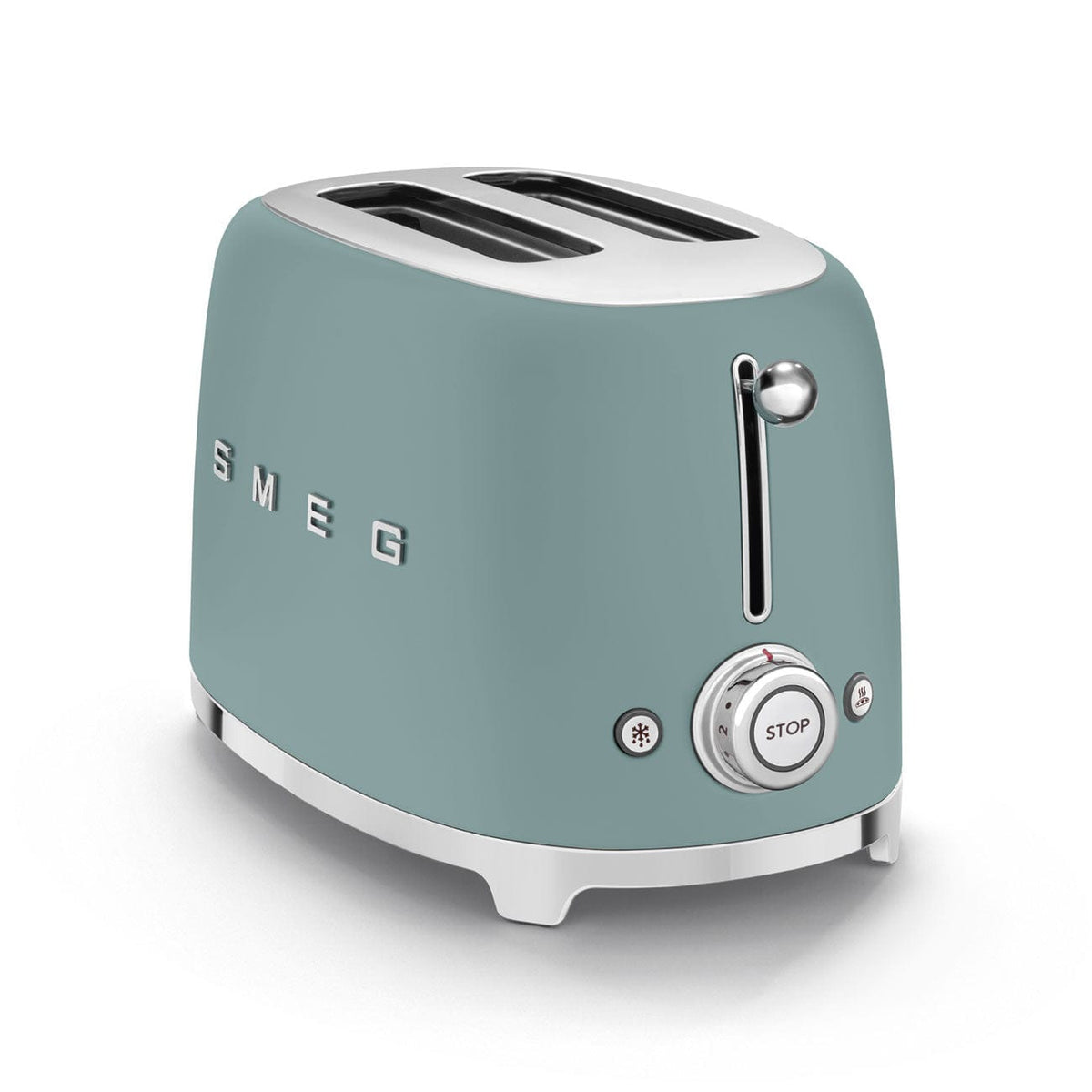 smeg TOASTER Smeg Retro 950W 2 Slice Toaster Matte Emerald Green 50's Style TSF01EGMEU (7398752387161)