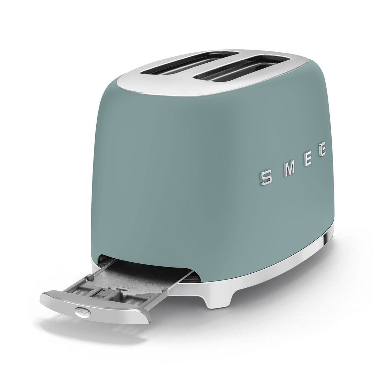 smeg TOASTER Smeg Retro 950W 2 Slice Toaster Matte Emerald Green 50's Style TSF01EGMEU (7398752387161)