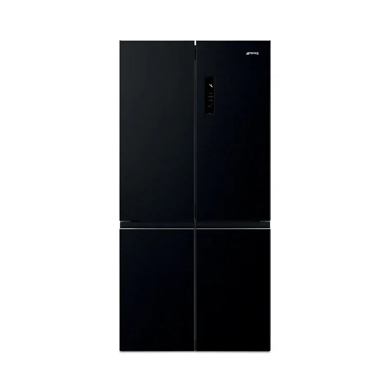 smeg Upright Freezer Smeg Four Door 522L Fridge FQI60KDZA Frost Free Dark Inox