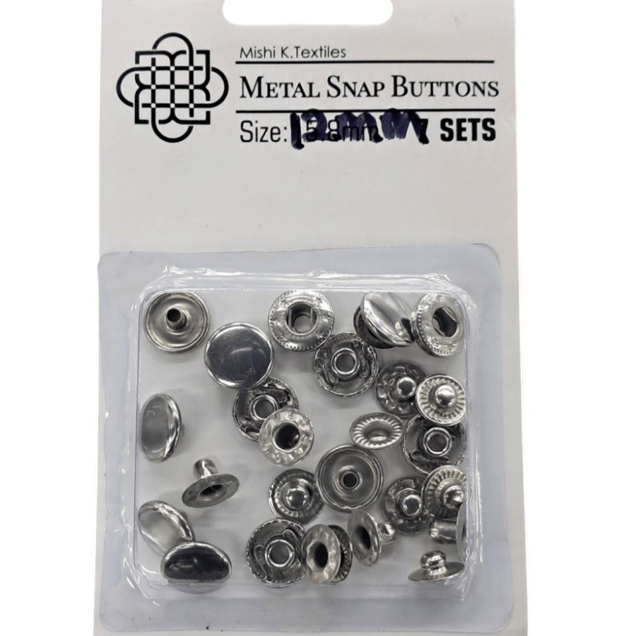 Snap Buttons Habby 12mm Metal Snap Buttons (7817897148505)