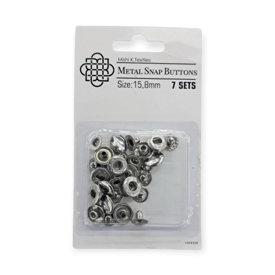 Snap Buttons Habby 15.8mm Metal Snap Buttons (7817897148505)