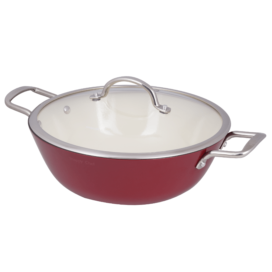 SNAPPY CHEF FRYING PAN Snappy Chef 30cm Superlight Round Casserole CIRC030